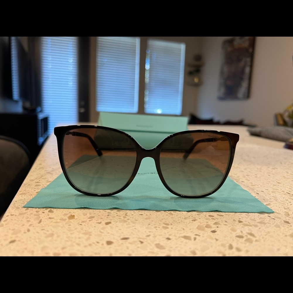 Tortoise and Tiffany Blue Sunglasses - Tiffany & Co.